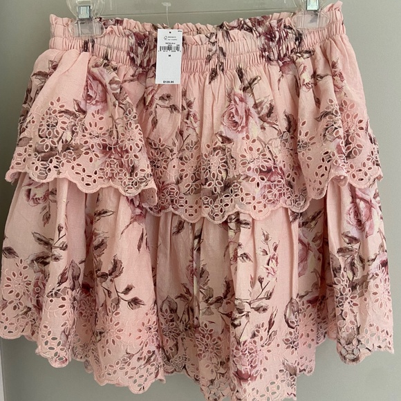 LoveShackFancy Dresses & Skirts - Gap x LoveShackFancy floral mini skirt